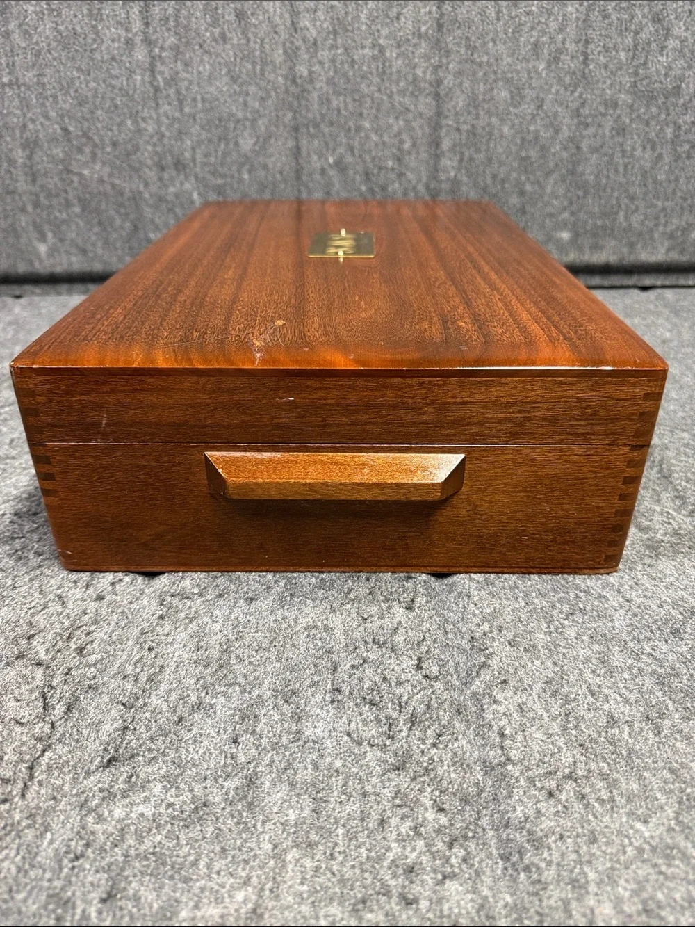 Naken's Tarnish Proof Silverware Chest - Copper Brown Exterior